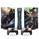 Monster Hunter decal skin for PS5 digital Console & 2 Controllers