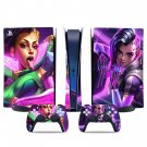 Overwatch decal skin for PS5 digital Console & 2 Controllers