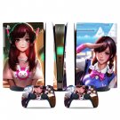 Overwatch decal skin for PS5 digital Console & 2 Controllers
