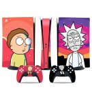 Rick and Morty decal skin for PS5 digital Console & 2 Controllers