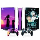 Rick and Morty decal skin for PS5 digital Console & 2 Controllers