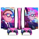 Rick and Morty decal skin for PS5 digital Console & 2 Controllers