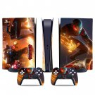 Spiderman decal skin for PS5 digital Console & 2 Controllers