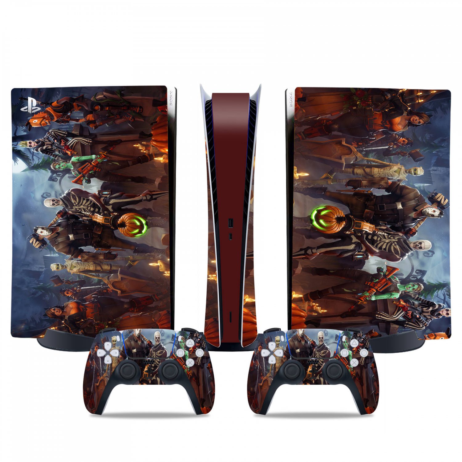 Fortnite decal skin for PS5 digital Console & 2 Controllers