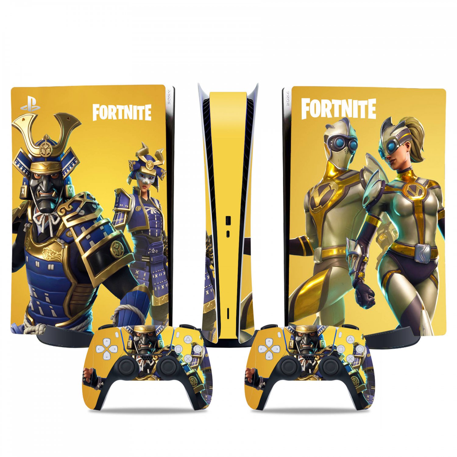 Fortnite decal skin for PS5 digital Console & 2 Controllers