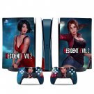 Resident Evil 2 decal skin for PS5 digital Console & 2 Controllers
