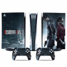 Resident Evil 2 decal skin for PS5 digital Console & 2 Controllers