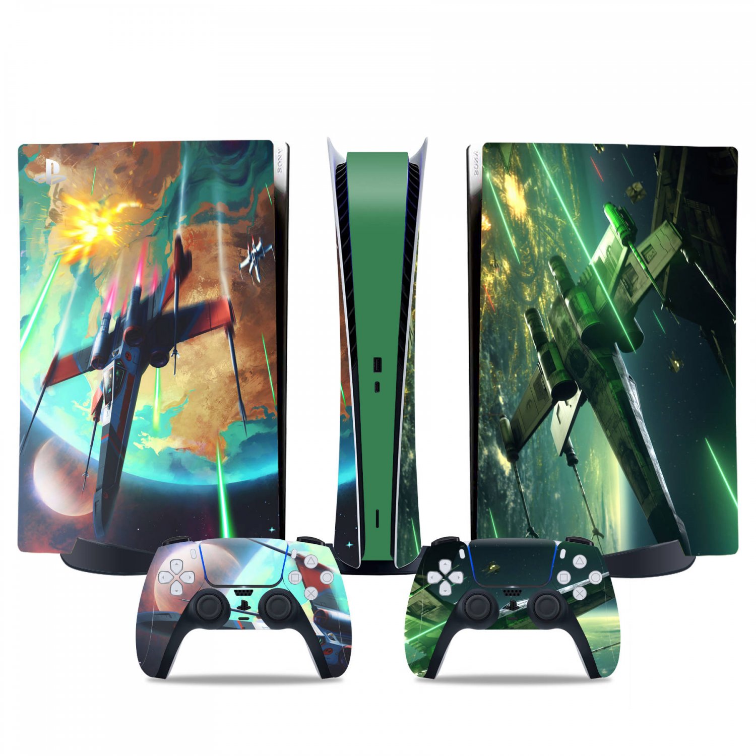 Star Wars decal skin for PS5 digital Console & 2 Controllers