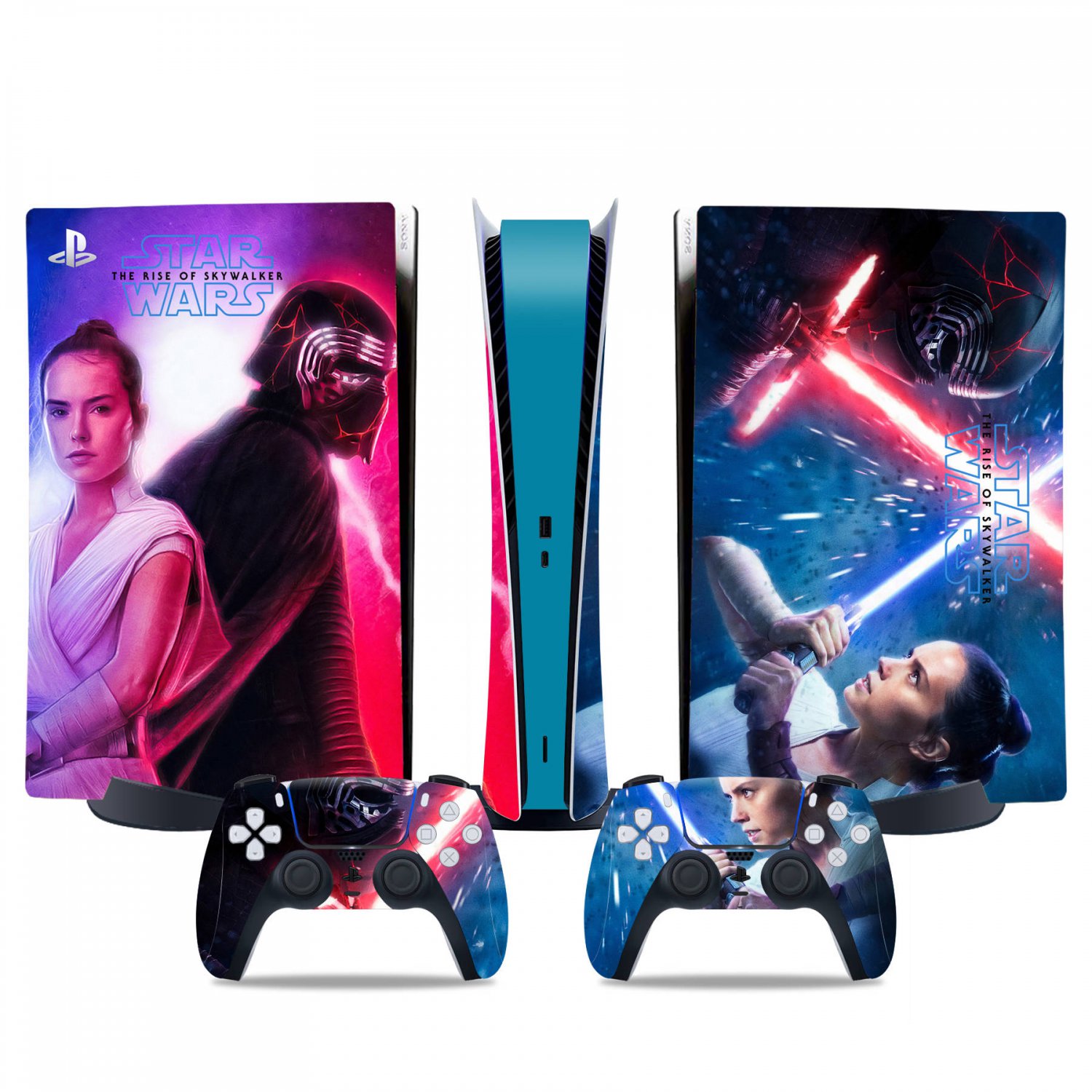 The Rise of Sky walker decal skin for PS5 digital Console & 2 Controllers