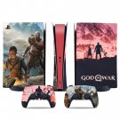 God of War Kratos decal skin for PS5 digital Console & 2 Controllers