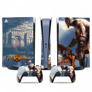 God of War Kratos decal skin for PS5 digital Console & 2 Controllers