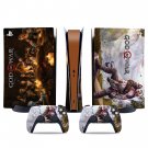God of War Kratos decal skin for PS5 digital Console & 2 Controllers