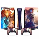 The Frozen Wilds decal skin for PS5 digital Console & 2 Controllers
