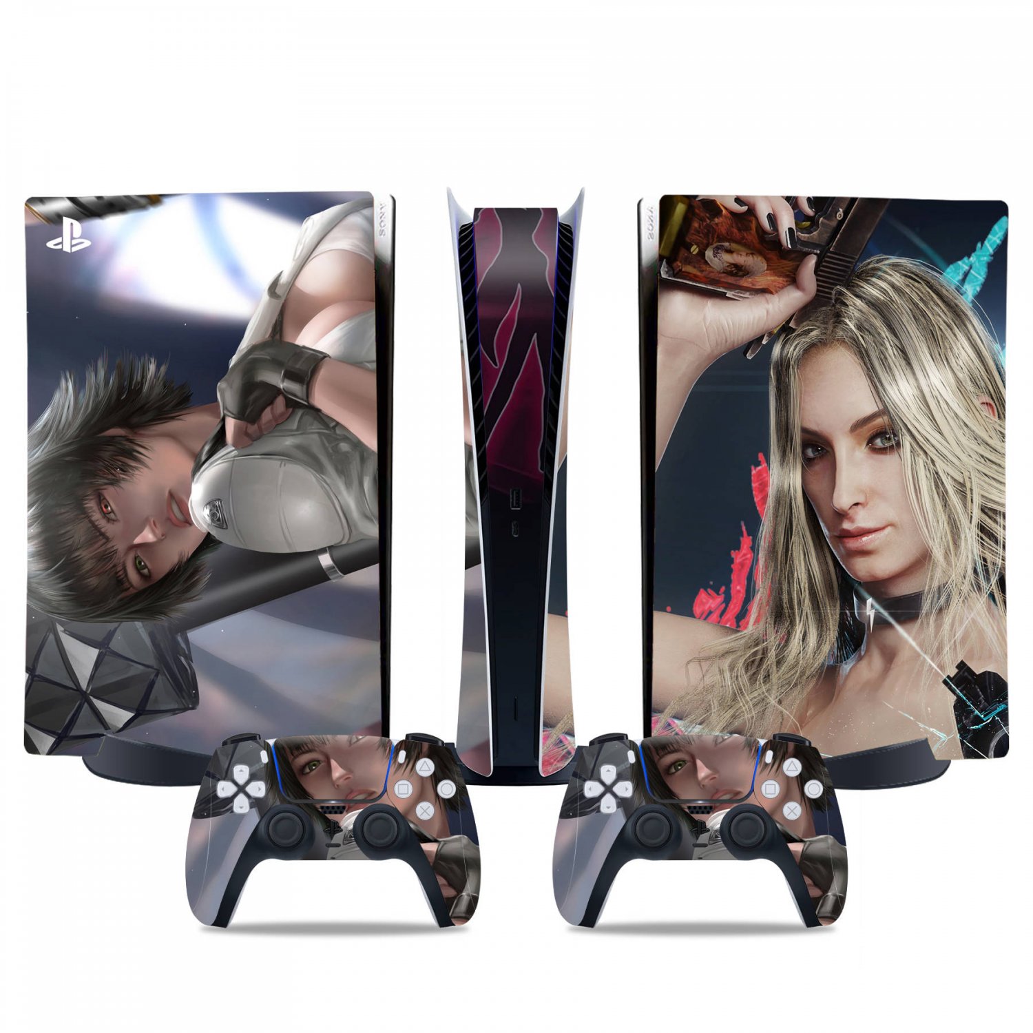 Devil May Cry 5 decal skin for PS5 digital Console & 2 Controllers