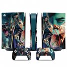 Devil May Cry 5 decal skin for PS5 digital Console & 2 Controllers