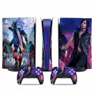Devil May Cry 5 decal skin for PS5 digital Console & 2 Controllers