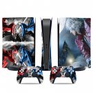 Devil May Cry 5 decal skin for PS5 digital Console & 2 Controllers