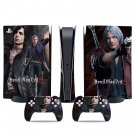 Devil May Cry 5 decal skin for PS5 digital Console & 2 Controllers