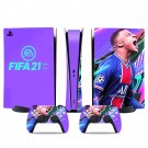 FIFA 21 decal skin for PS5 digital Console & 2 Controllers