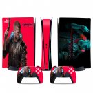 Cyberpunk decal skin for PS5 digital Console & 2 Controllers