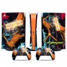 Cyberpunk decal skin for PS5 digital Console & 2 Controllers