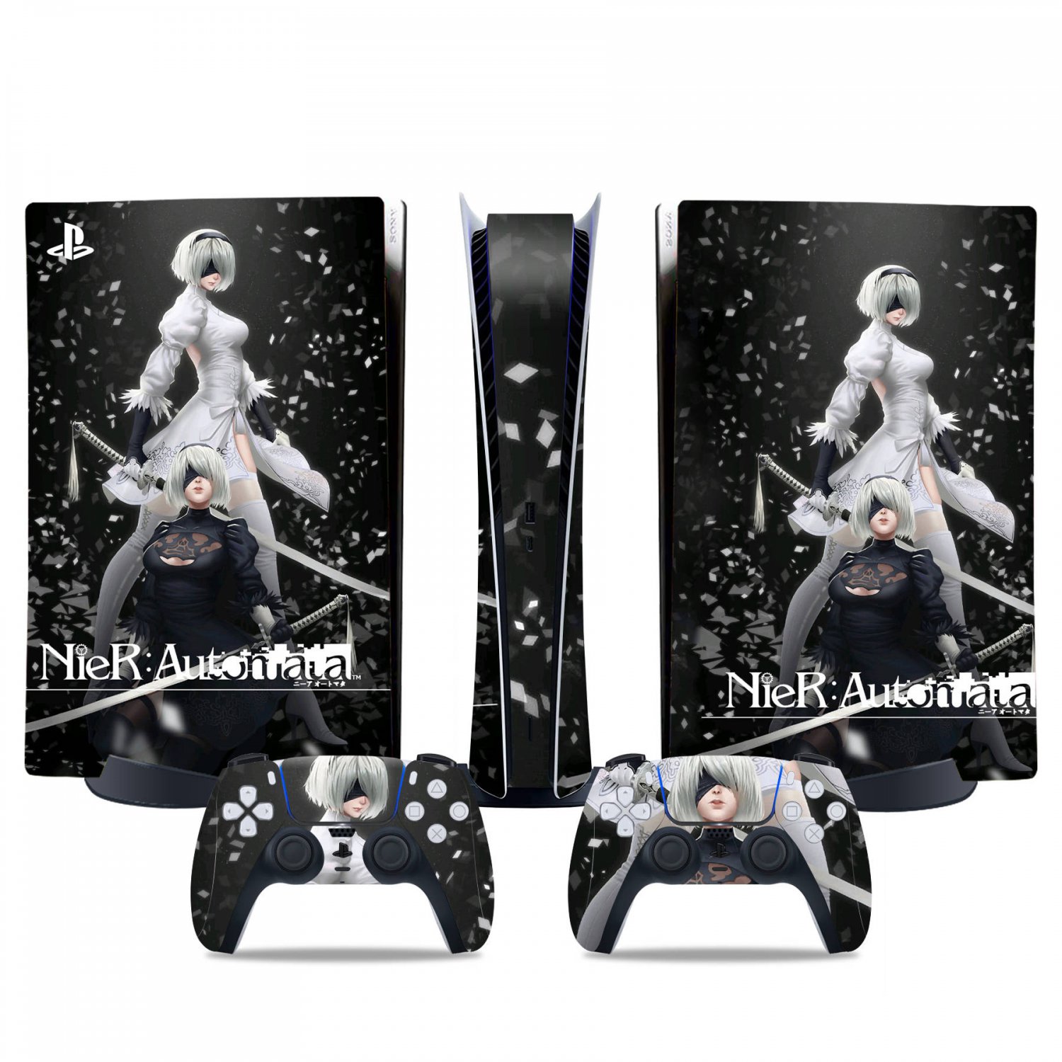 Nier Automata decal skin for PS5 digital Console & 2 Controllers