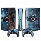 Ghost of Tsushima decal skin for PS5 digital Console & 2 Controllers