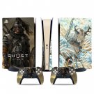 Ghost of Tsushima decal skin for PS5 digital Console & 2 Controllers