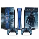 Ghost of Tsushima decal skin for PS5 digital Console & 2 Controllers