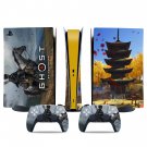 Ghost of Tsushima decal skin for PS5 digital Console & 2 Controllers