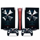 Umbrella Corp decal skin for PS5 digital Console & 2 Controllers