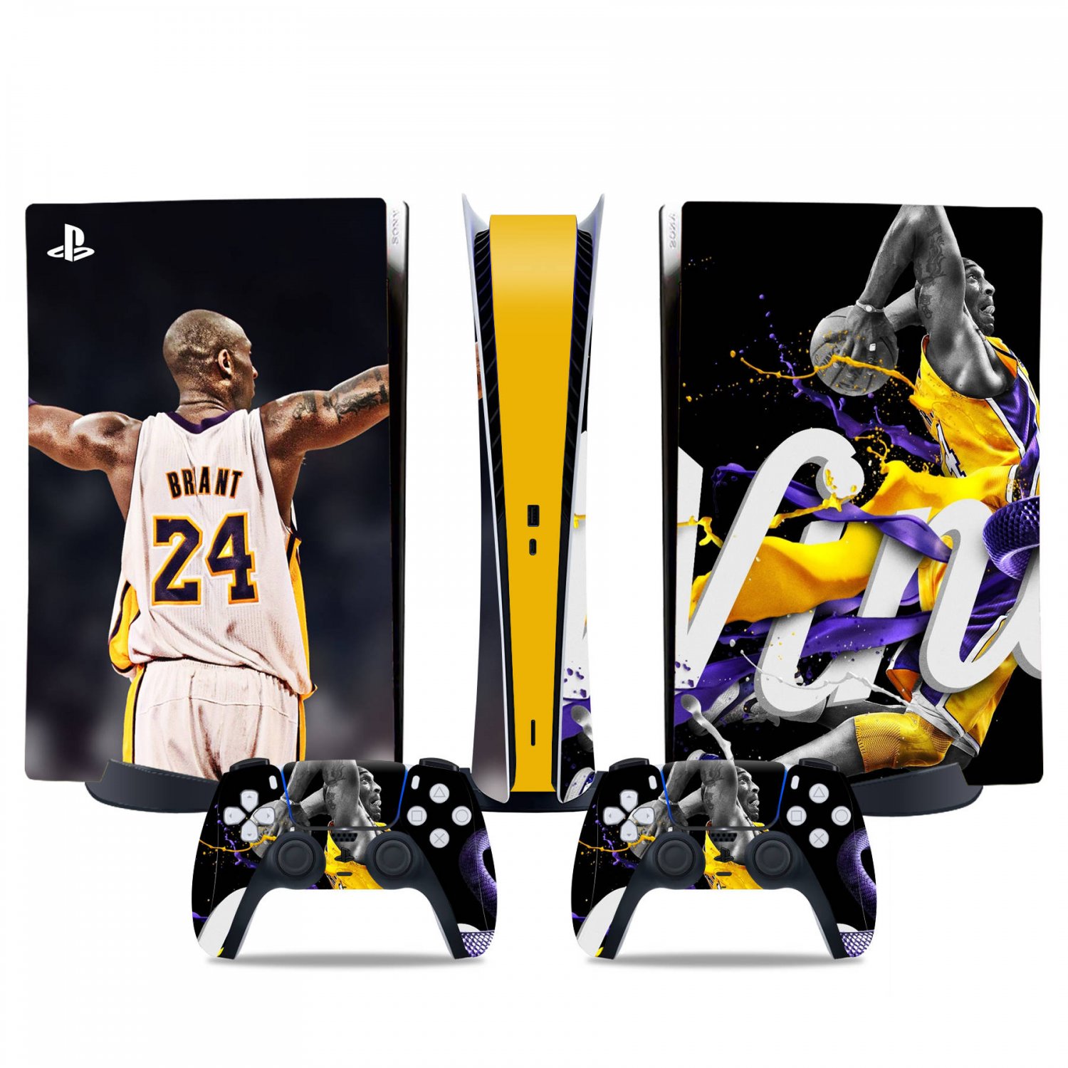 Brant 24 decal skin for PS5 digital Console & 2 Controllers