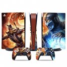 Mortal Kombat decal skin for PS5 digital Console & 2 Controllers