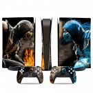 Mortal Kombat decal skin for PS5 digital Console & 2 Controllers