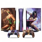 Mortal Kombat decal skin for PS5 digital Console & 2 Controllers
