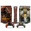 Mortal Kombat decal skin for PS5 digital Console & 2 Controllers