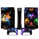 Mortal Kombat decal skin for PS5 digital Console & 2 Controllers