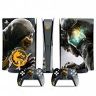 Mortal Kombat decal skin for PS5 digital Console & 2 Controllers