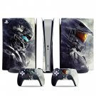 Halo Infinite decal skin for PS5 digital Console & 2 Controllers