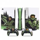 Halo decal skin for PS5 digital Console & 2 Controllers