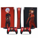 Neon Genesis Evangelion decal skin for PS5 digital Console & 2 Controllers