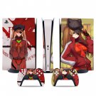 Neon Genesis Evangelion decal skin for PS5 digital Console & 2 Controllers