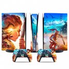 Horizon Forbidden West decal skin for PS5 digital Console & 2 Controllers