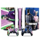 Joker Fortnite decal skin for PS5 digital Console & 2 Controllers