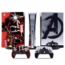 Avengers decal skin for PS5 digital Console & 2 Controllers