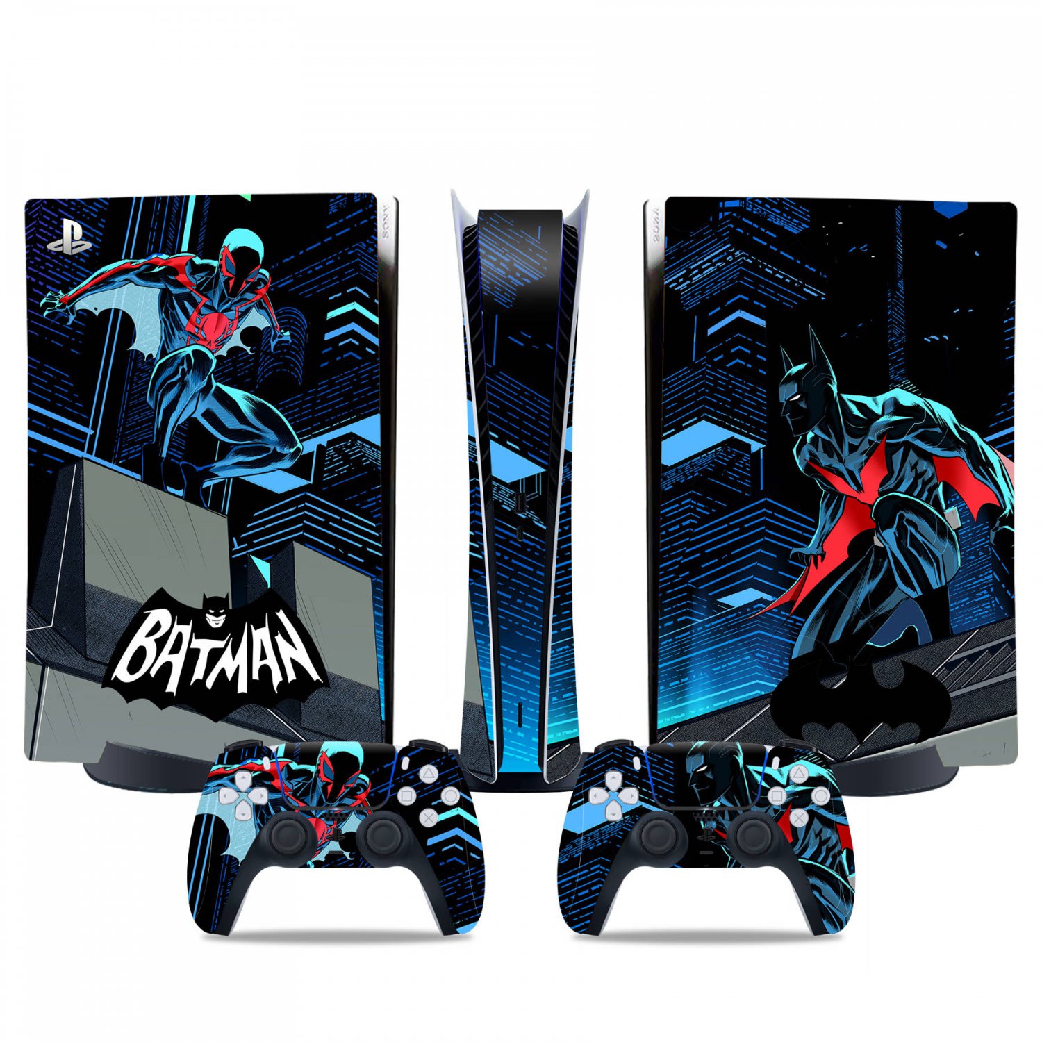 Batman decal skin for PS5 digital Console & 2 Controllers