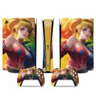 Harley Quinn decal skin for PS5 digital Console & 2 Controllers