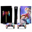 Harley Quinn decal skin for PS5 digital Console & 2 Controllers