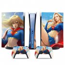 Super woman decal skin for PS5 digital Console & 2 Controllers