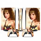 Wonder Woman decal skin for PS5 digital Console & 2 Controllers